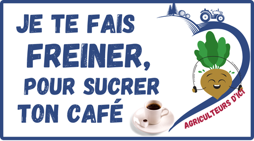 Je te fais freiner pour sucrer ton café
