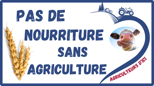 pas de nourriture sans agriculture