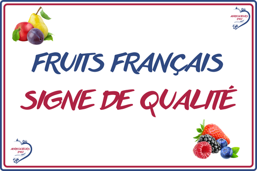 Fruits Français signe de qualité