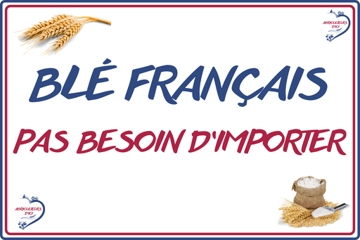 Blé Français pas besoin d'importer
